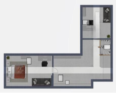 Grundriss obere Ebene