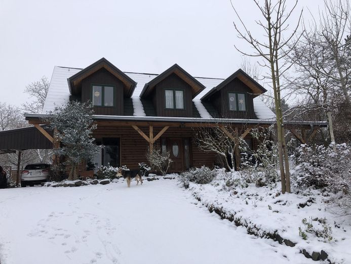 freistehendes Einfamilien, Vollholzhaus, kanadisches Blockhaus ökologische Bauweise, sehr gepflegt – Foto 29