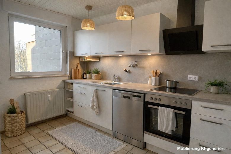 Küche möbliert