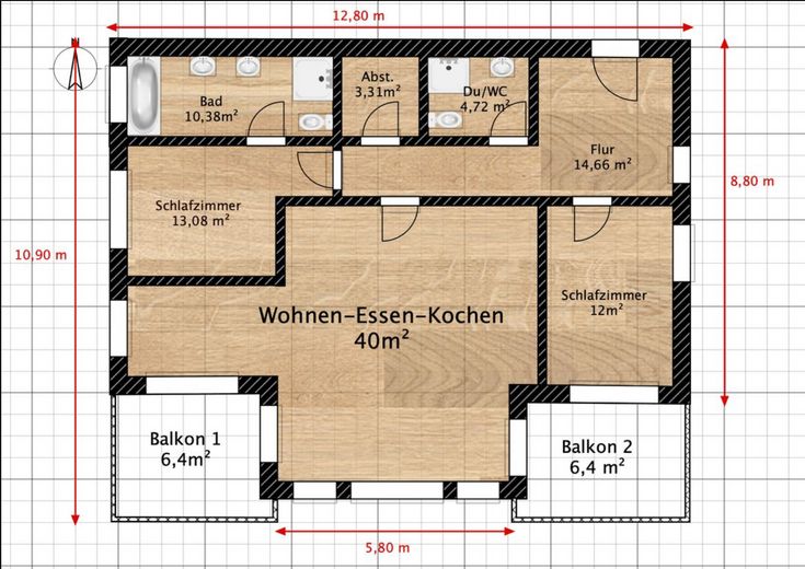 Lichtdurchflutete 3‑Zimmer‑Wohnung in begehrter Lage – Foto 10