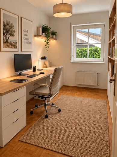 Charmante 3-Zimmer-Wohnung im mediterranen 6-Familien-Haus – Arbeit/Kind/Gäste