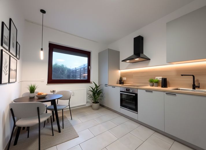 Küche (KI möbliert)