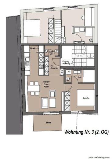 Grundriss - Wohnung