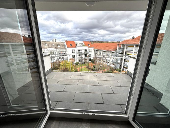 Schlafzimmer Aussicht Balkon 