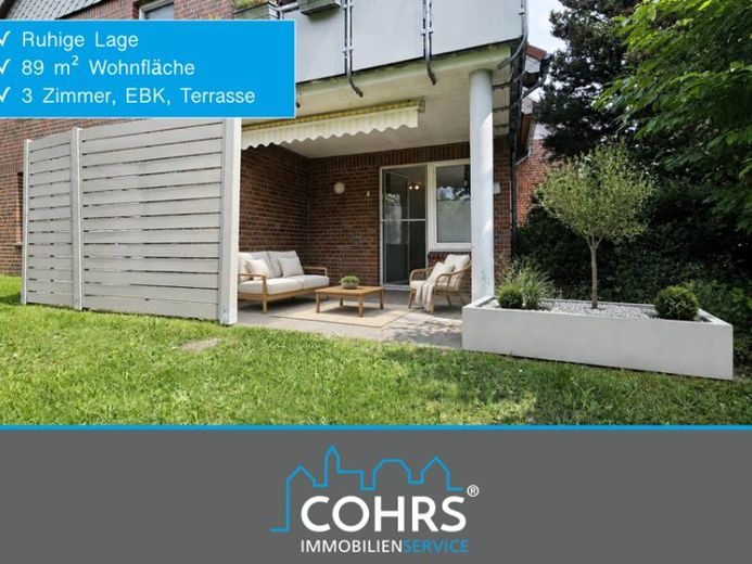 Traumhafte Erdgeschoss-Wohnung mit Vinyl, EBK + Terrasse – Foto 1