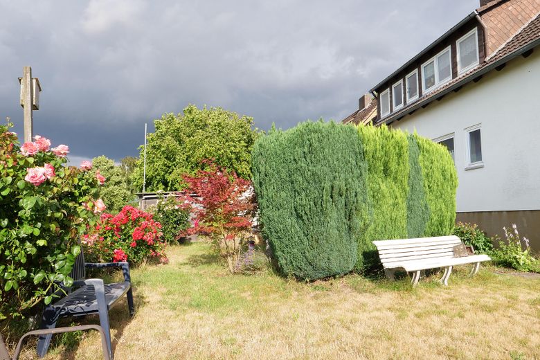 Hausansicht / Garten hinten