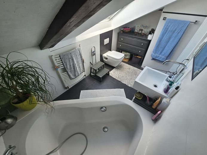 Provisionsfrei! Helle Dachgeschosswohnung mit grossem Garten – Badezimme