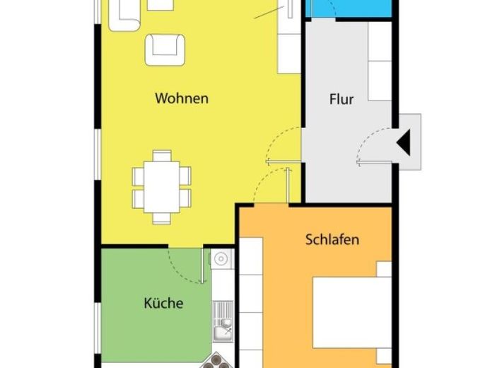 Heimische Wohnung mit separater Küche! – Foto 1