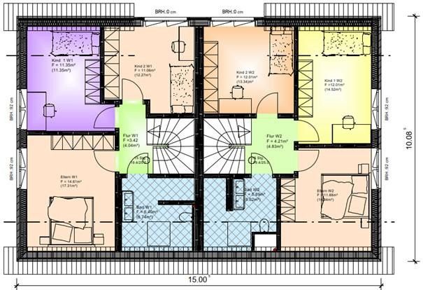 Schlüsselfertige Doppelhaushälfte in Holzrahmenbauweise – KfW40 QNG inkl. PV & Außenanlagen – Foto 10