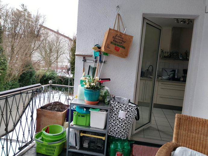 Balkonview der Küche