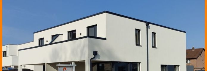Bereits BEZUGSFERTIG gebaut! 
Design-DHH auf 350qm Südgrundstück