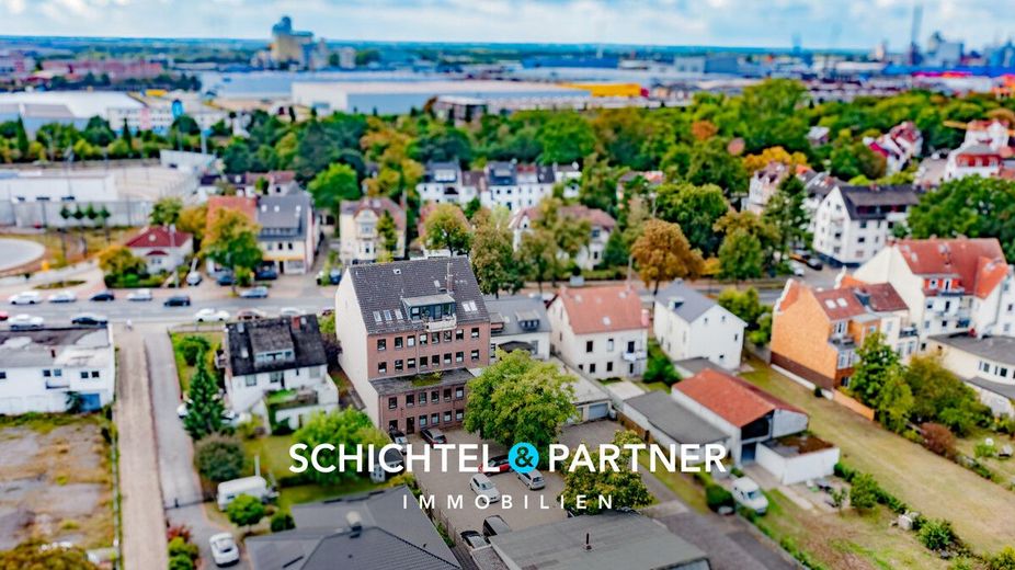 Gröpelingen | Vermietetes Ein-Zimmer Apartment mit Balkon und Fahrstuhl – S&amp;P | Drohnenansicht