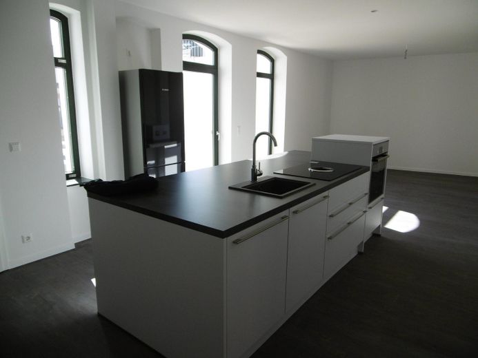 Moderner Küchenblock