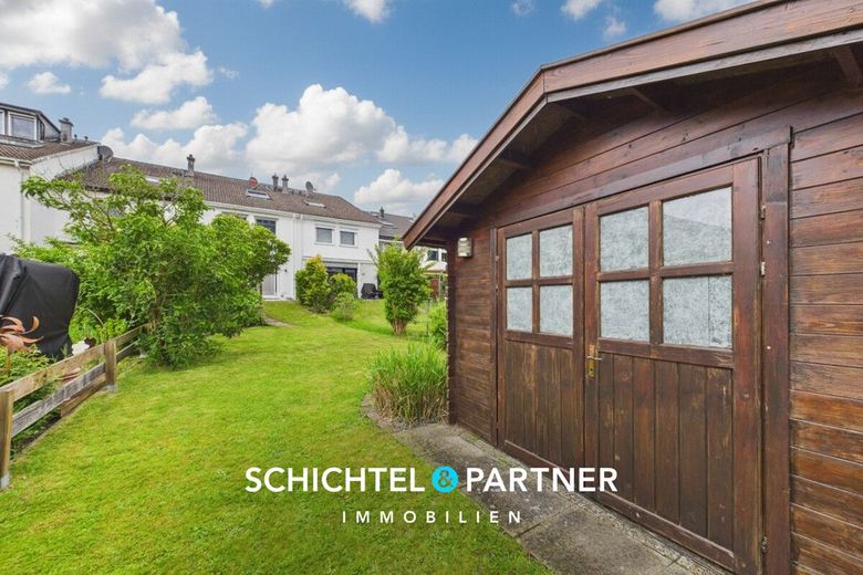 Brinkum |Sofort Einziehen: Modernisiertes Reihenhaus mit Süd-Garten – S&amp;P | Gartenhaus
