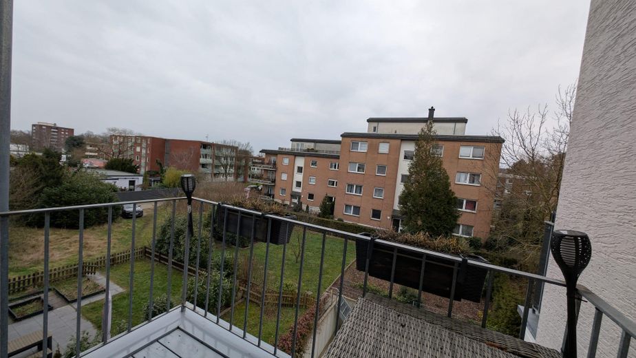 Balkonaussicht ins Grüne