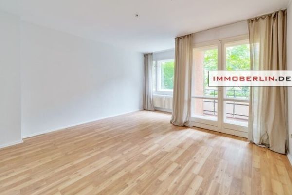 IMMOBERLIN.DE - Volkspark Jungfernheide yakınında batı cepheli sundurmalı hoş daire