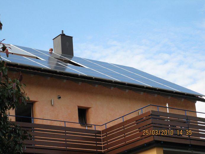 Balkon OG, Photovoltaikanlage