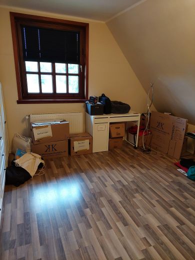 Kleine Doppelhaushälfte – Schlafzimmer