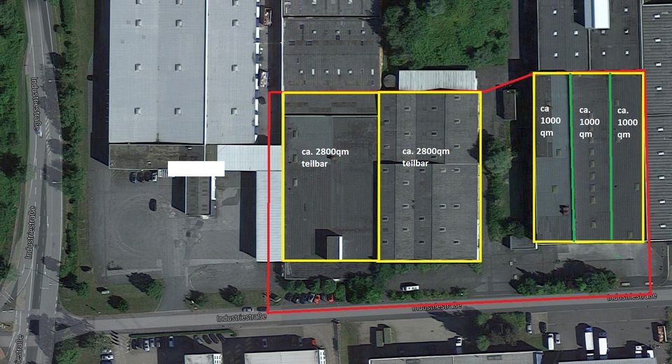 Draufsicht mit möglicher Unter