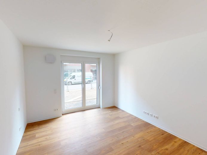 Helle 4-Zimmer-Wohnung mit EBK, 2 BÄDERN und TERRASSE im Neubauquartier FIELD 4 – Ansicht I: Schlafzimmer I