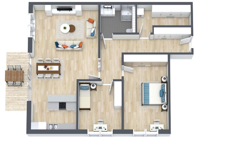 Neubau 3 Zimmer mit großer Terrasse, gehobene Innenausstattung – Foto 1