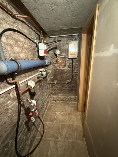 Zählerraum für Gas und Wasser