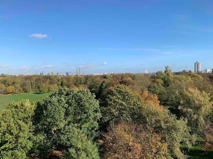 Ausblick aus dem Schlafzimmer