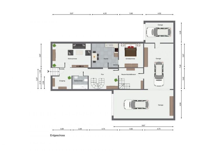 Grundriss Erdgeschoss