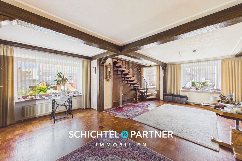 Woltmershausen | Familienhaus mit Carport &amp; großem Südwest-Garten – S&amp;P | Wohnzimmer