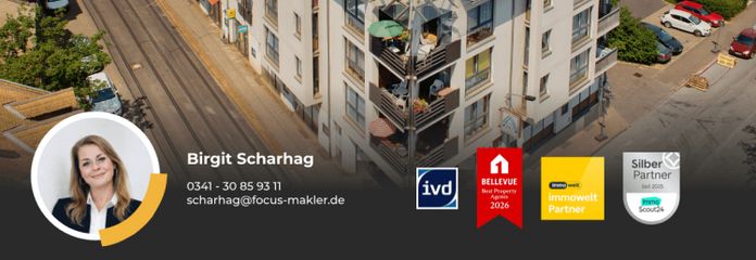 Leutzsch - bonito apartamento de 2 habitaciones con balcón, ascensor y garaje subterráneo