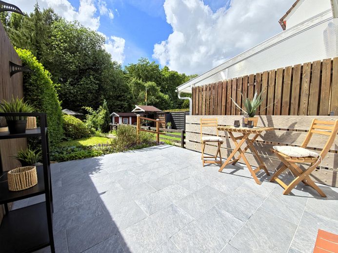 Terrasse Gartenblick