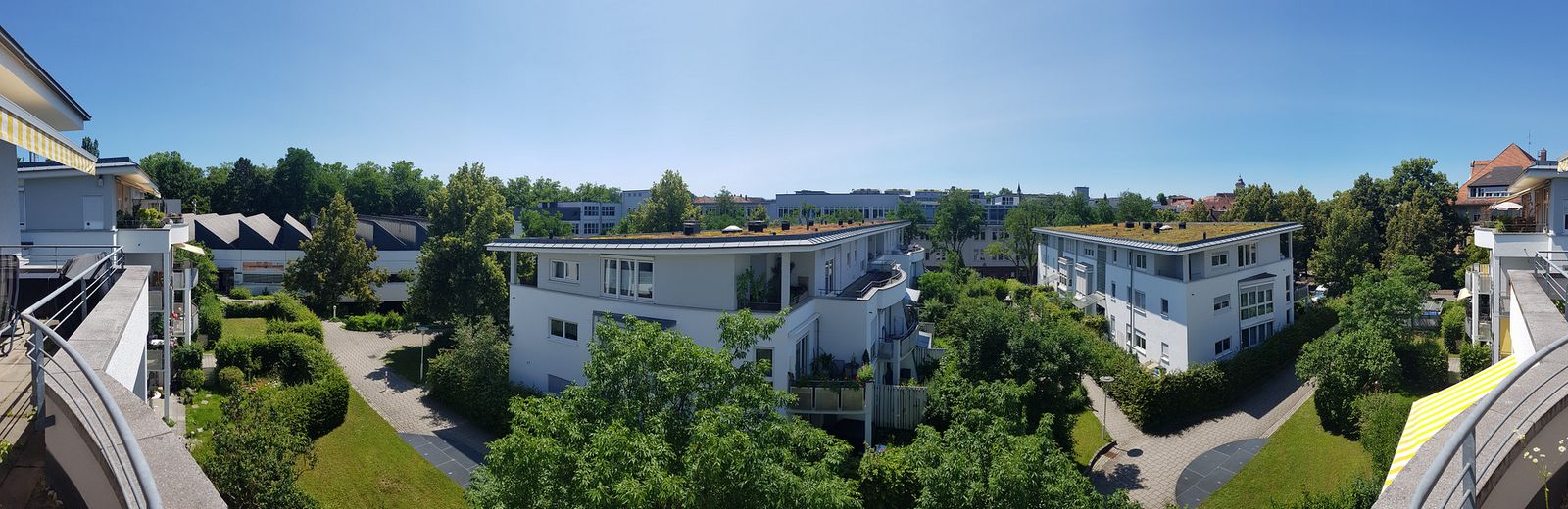 بنتهاوس 6 غرف بتجهيزات عالية الجودة، مركزي + هادئ + مشرق - D-72622 Nürtingen – Panoramablick vom Balkon