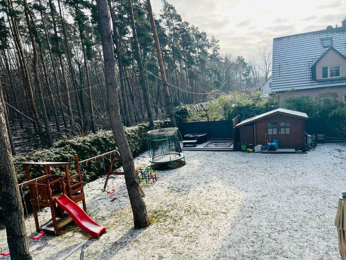 Gartenblick vom Schlafzimmer
