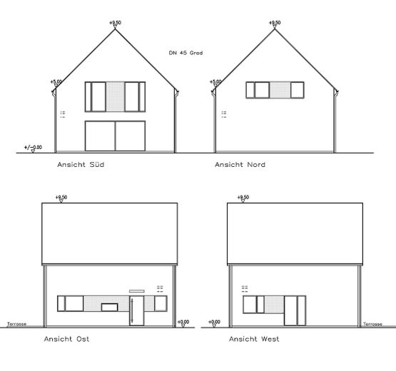 Verkehrsberuhigt gelegenes Grundstück für Einfamilienhaus in gewachsenem Wohngebiet + Garage – Ansichten Bauvoranfrage