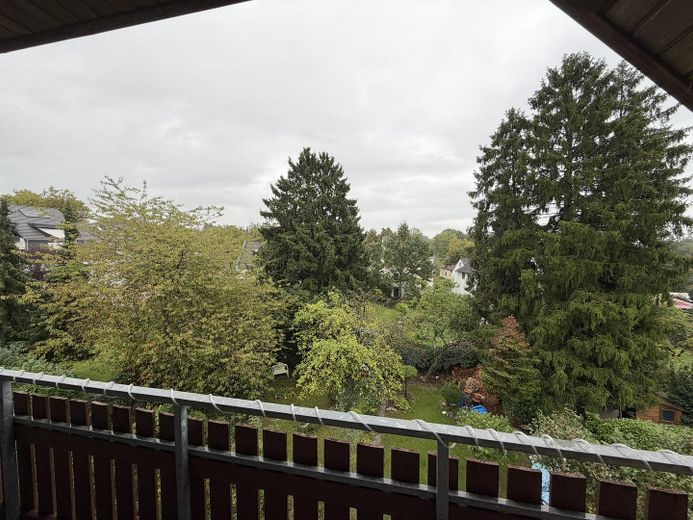 1-Zimmer Apartment mit Balkon, Küche und Stellplatz – Blick vom Balkon