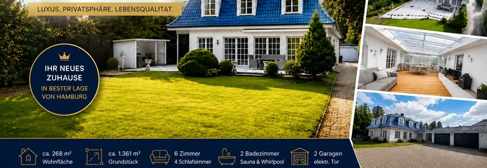 Exklusive Villa in Hamburg-Hohensasel – Eleganz, Privatsphäre & Lebensqualität
