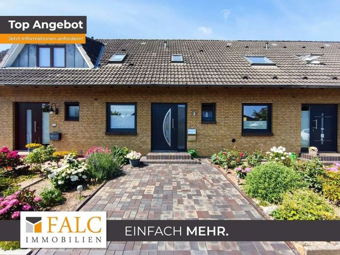 Eigennutzung oder Vermietung. Gepflegtes Reihenhaus mit Terrasse und Garten in Handewitt-Weding – Foto 1