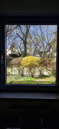 Blick aus Essplatzfenster