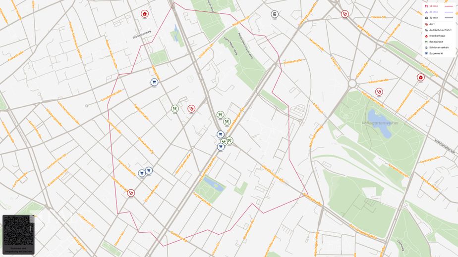Für die Studenten und Studentinnen von morgen! – Site plan (micro)