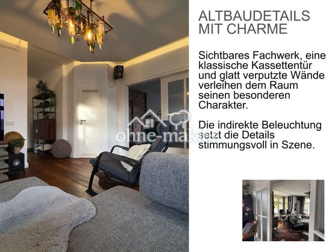 Super-stylish period apartment with southwest-facing balcony (no commission) – Photo 1