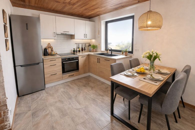 Sanierung gestartet! Haus mit Fahrplan &amp; 
1.603 m² Grundstück an der Nordsee – Moderne Küche
