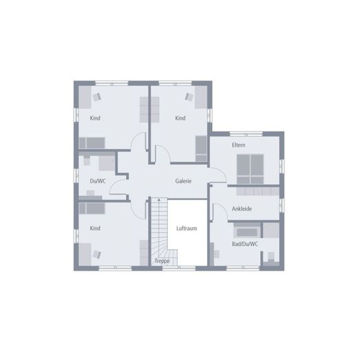 MODERNES AMBIENTE, VIELFÄLTIGE MÖGLICHKEITEN – Grundriss Dachgeschoss