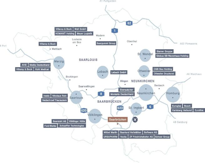 Vermietete Kapitalanlage | 4,85 % Rendite | Saarbrücken – Saarbrücken Karte