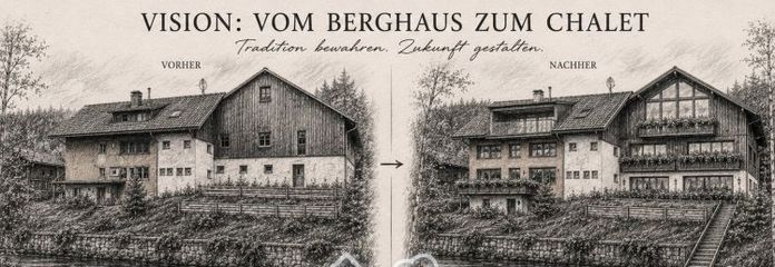 Fuera de mercado: propiedad de alto rendimiento de gran volumen en el Allgäu (1.051 m²), en una idílica ubicación de valle alto junto al arroyo