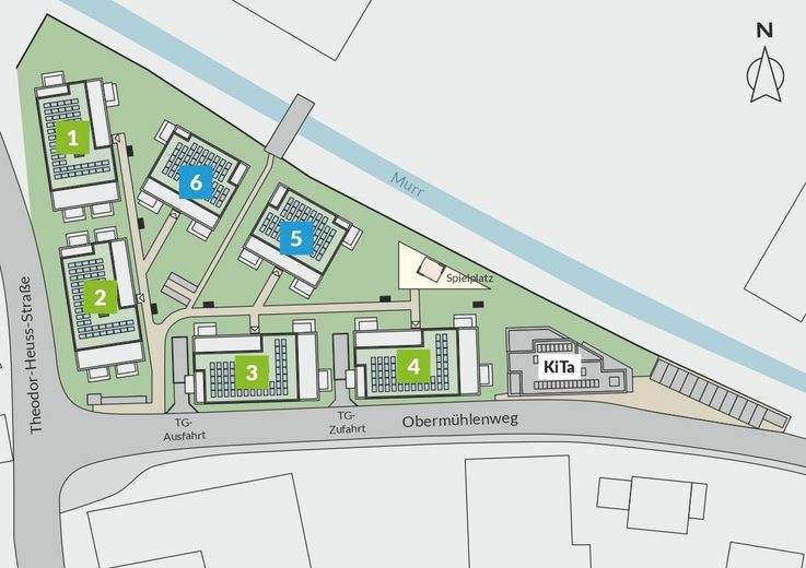 Grundriss Haus 1 - 6 