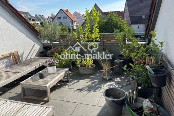 Helle 3-Zimmer-Dachgeschosswohnung mit Dachterrasse im Ortskern von Altdorf