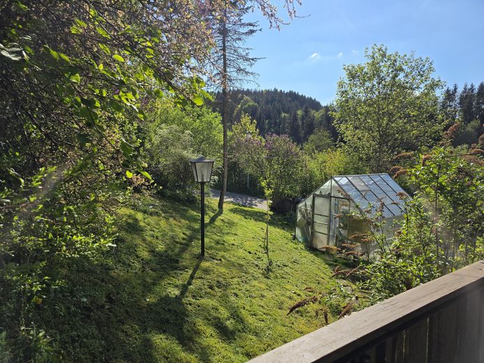 Garten - Blick vom Balkon