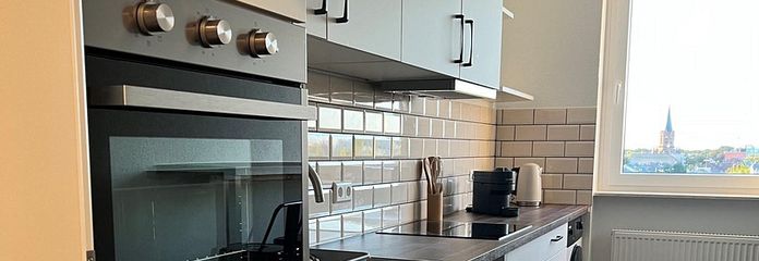 Nuova costituzione di una WG dopo una ristrutturazione completa – prima occupazione da subito – Küche 