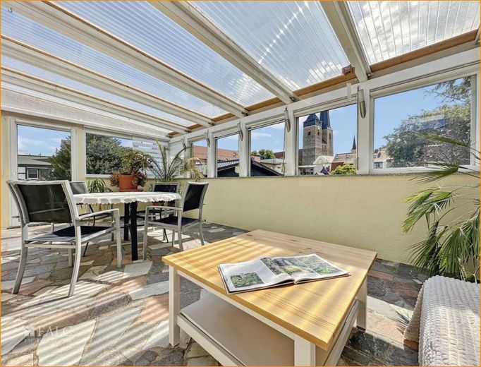 überdachte Terrasse