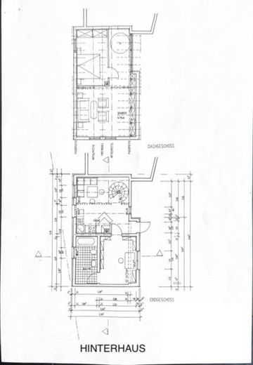 ***بدون عمولة***منزل منفصل لعائلة واحدة ومنزل خلفي صغير إضافي***للحرفيين*** – Hinterhaus Grundriss EG, DG